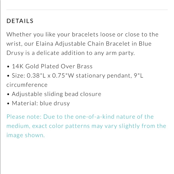 NWT Kendra Scott Elaina bracelet - Picture 3 of 3